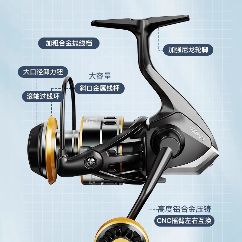 Metal Spinning Fishing Reel Lo - огляд і ціна Ice Fishing Reel