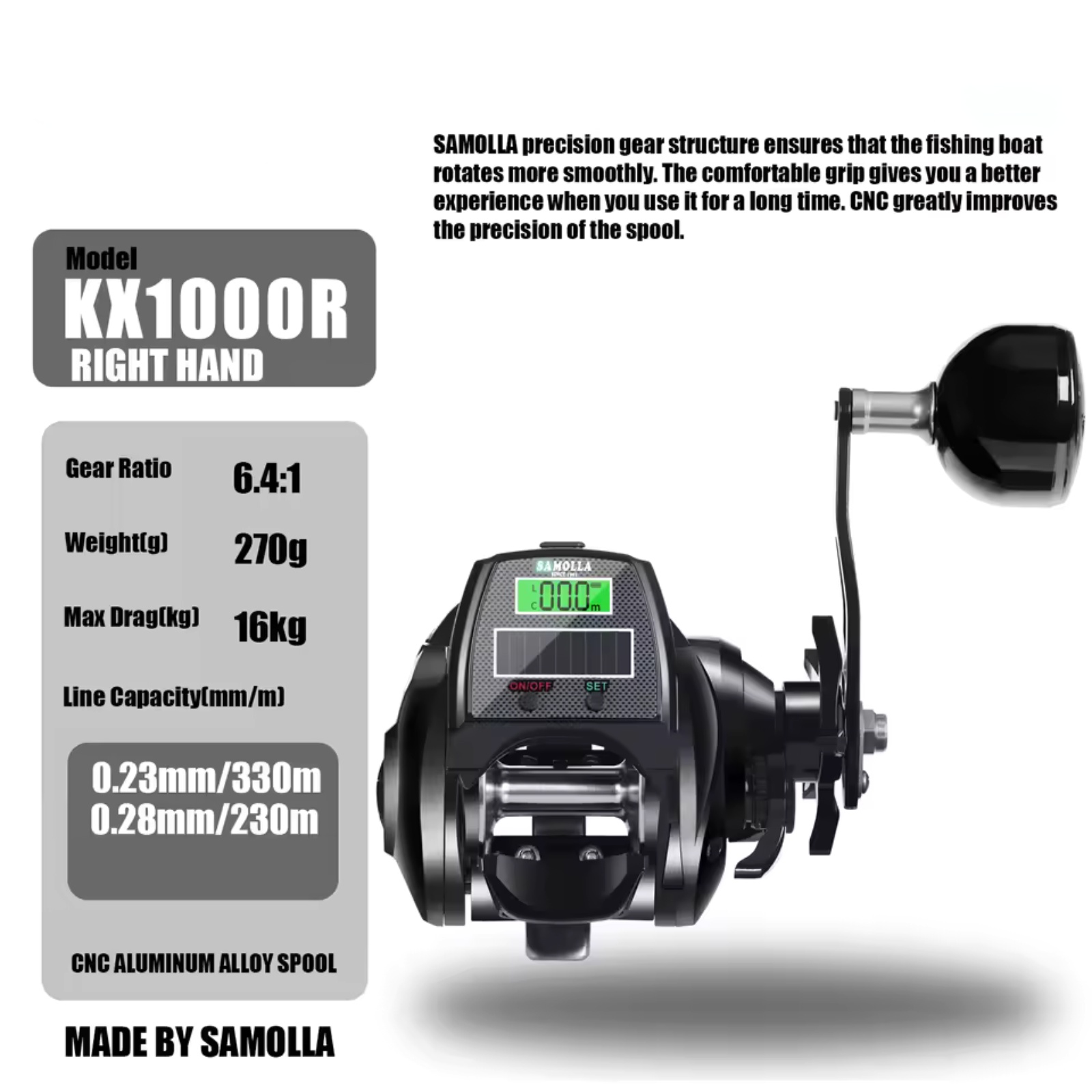 Heavy Duty Electric Fishing Re - огляд і ціна Ice Fishing Reel