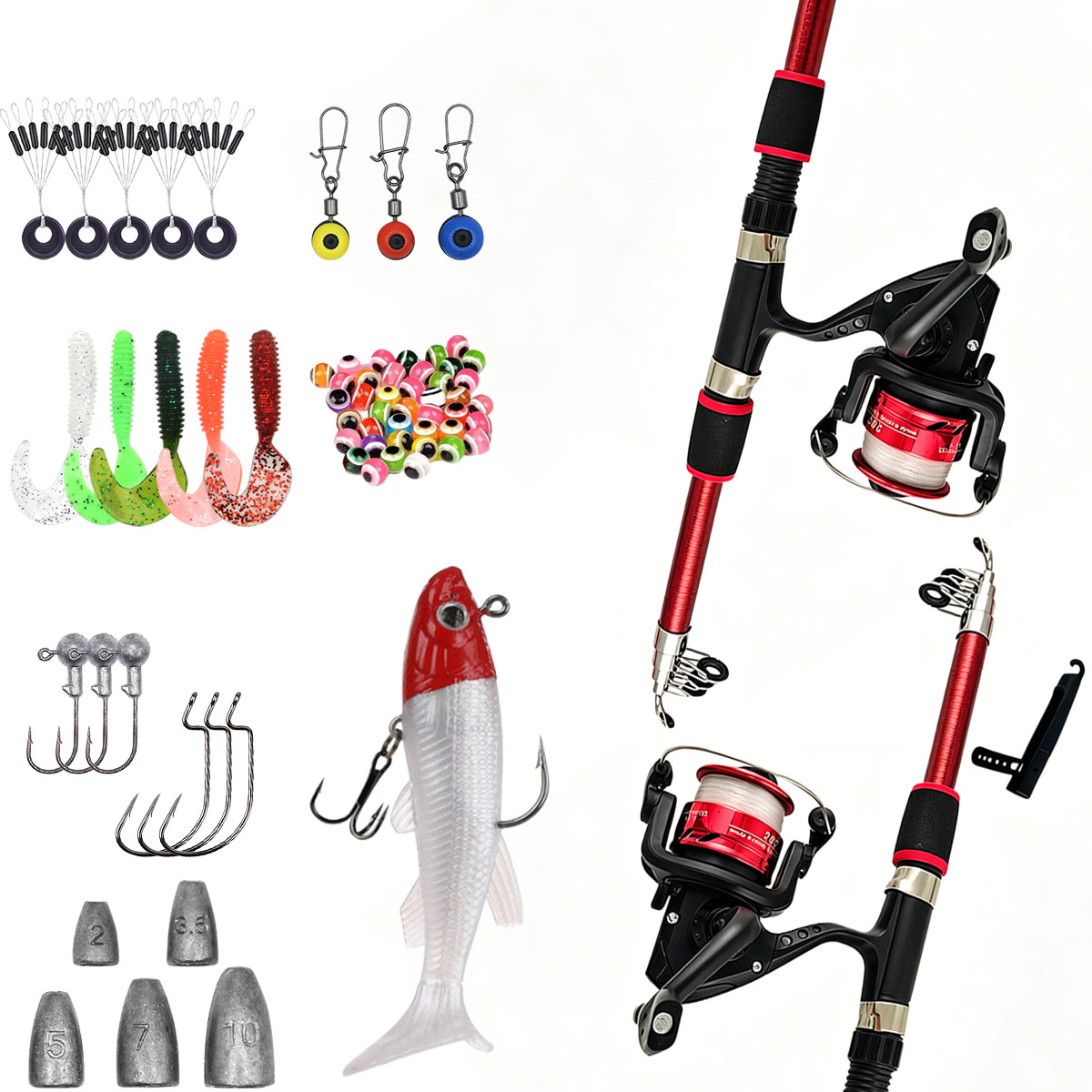 Spinning Fishing Rod and Reel  - огляд і ціна Conventional Reel